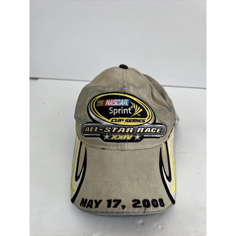 2008 Nascar Sprint Cup Series All Star Race SMI Hat Khaki Lowe's Motor Speedway